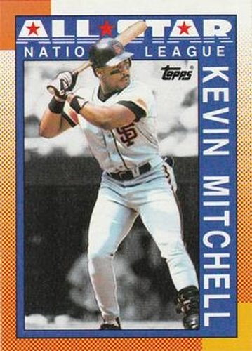 #401 Kevin Mitchell - San Francisco Giants - 1990 Topps Baseball