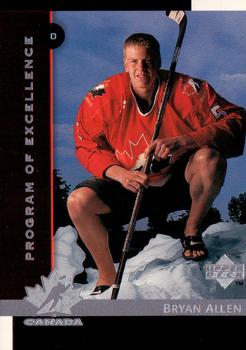 #401 Bryan Allen - Canada - 1997-98 Upper Deck Hockey