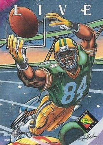 #401 Sterling Sharpe - Green Bay Packers - 1994 Pro Line Live Football