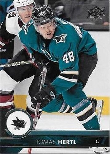 #401 Tomas Hertl - San Jose Sharks - 2017-18 Upper Deck Hockey