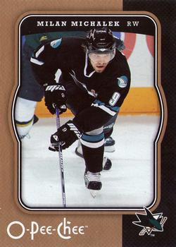 #401 Milan Michalek - San Jose Sharks - 2007-08 O-Pee-Chee Hockey