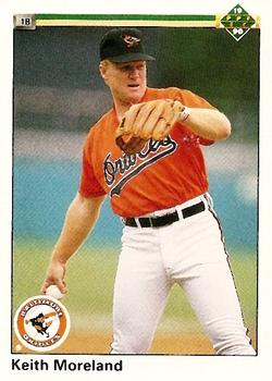 #401 Keith Moreland - Baltimore Orioles - 1990 Upper Deck Baseball