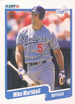 #401 Mike Marshall - Los Angeles Dodgers - 1990 Fleer USA Baseball