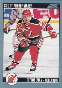 #401 Scott Niedermayer - New Jersey Devils - 1992-93 Score Canadian Hockey