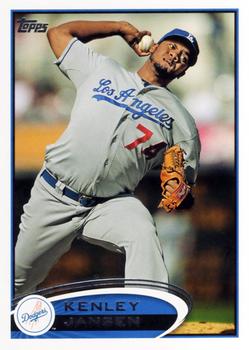 #401 Kenley Jansen - Los Angeles Dodgers - 2012 Topps Baseball