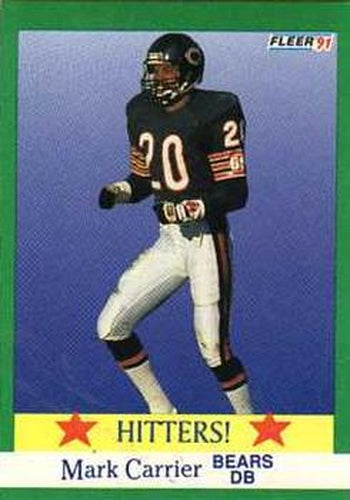 #401 Mark Carrier - Chicago Bears - 1991 Fleer Football