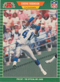 #401 Eugene Robinson - Seattle Seahawks - 1989 Pro Set Football