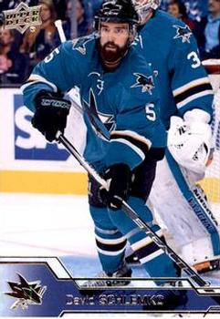 #401 David Schlemko - San Jose Sharks - 2016-17 Upper Deck Hockey