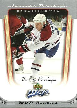 #401 Alexander Perezhogin - Montreal Canadiens - 2005-06 Upper Deck MVP Hockey