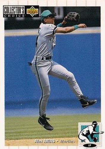 #401 Alex Arias - Florida Marlins - 1994 Collector's Choice Baseball