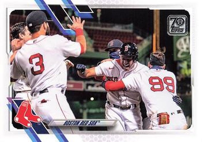 #401 Boston Red Sox - Boston Red Sox - 2021 Topps Baseball