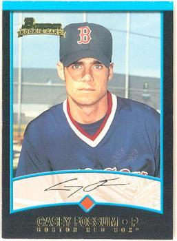 #401 Casey Fossum - Boston Red Sox - 2001 Bowman Baseball