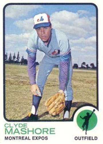 #401 Clyde Mashore - Montreal Expos - 1973 Topps Baseball