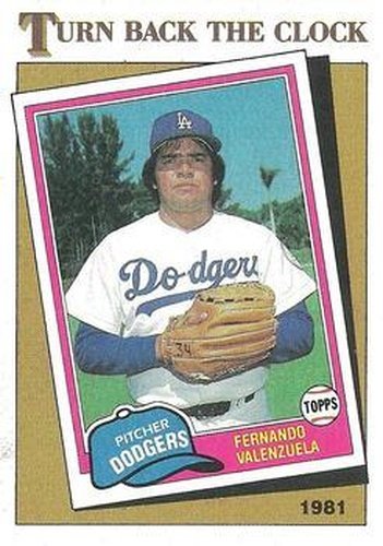 #401 Fernando Valenzuela - Los Angeles Dodgers - 1986 Topps Baseball