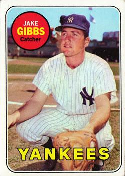 #401 Jake Gibbs - New York Yankees - 1969 Topps Baseball