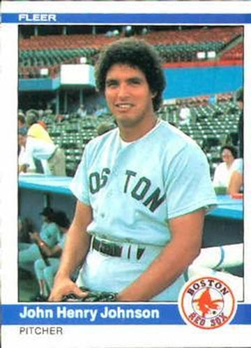 #401 John Henry Johnson - Boston Red Sox - 1984 Fleer Baseball