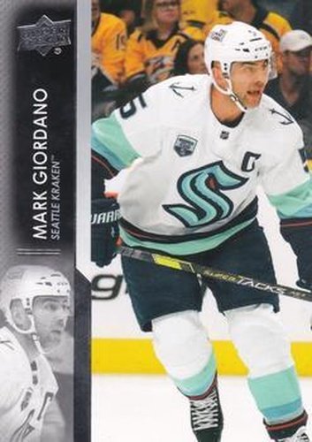 #401 Mark Giordano - Seattle Kraken - 2021-22 Upper Deck Hockey