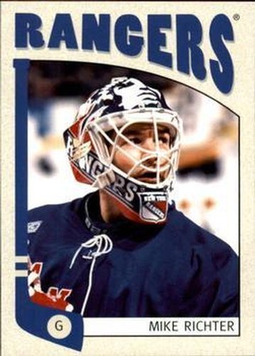 #401 Mike Richter - New York Rangers - 2004-05 In The Game Franchises US East Hockey