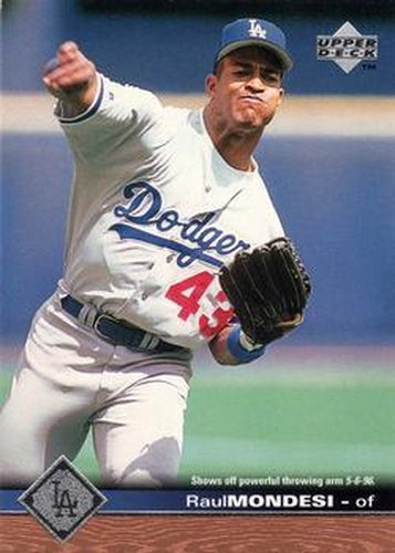 #401 Raul Mondesi - Los Angeles Dodgers - 1997 Upper Deck Baseball