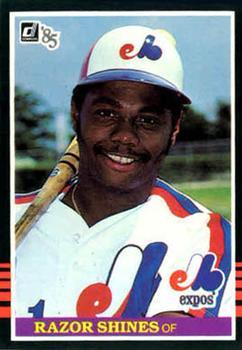 #401 Razor Shines - Montreal Expos - 1985 Donruss Baseball