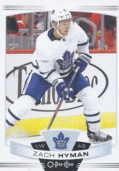 #401 Zach Hyman - Toronto Maple Leafs - 2019-20 O-Pee-Chee Hockey