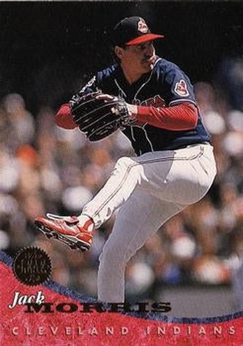 #401 Jack Morris - Cleveland Indians - 1994 Leaf Baseball