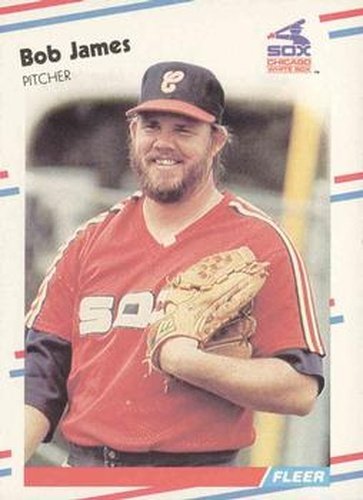 #401 Bob James - Chicago White Sox - 1988 Fleer Baseball