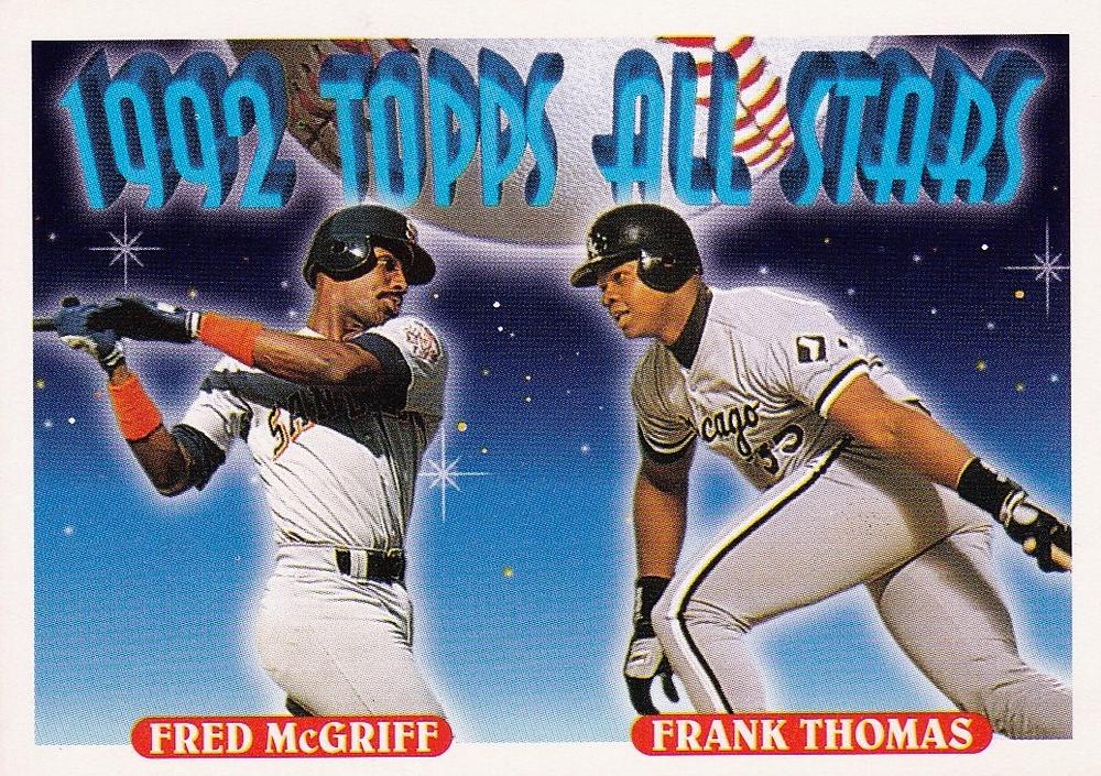 #401 Fred McGriff / Frank Thomas - San Diego Padres / Chicago White Sox - 1993 Topps Baseball