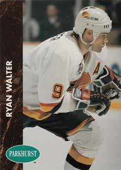 #401 Ryan Walter - Vancouver Canucks - 1991-92 Parkhurst Hockey