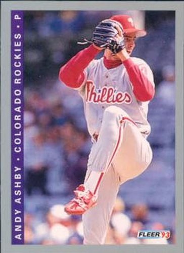 #401 Andy Ashby - Colorado Rockies - 1993 Fleer Baseball