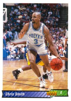 #401 Chris Smith - Minnesota Timberwolves - 1992-93 Upper Deck Basketball