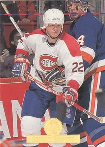 #401 Benoit Brunet - Montreal Canadiens - 1994-95 Leaf Hockey