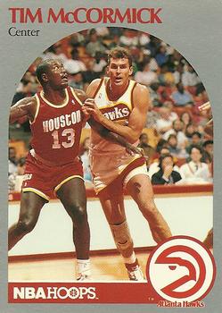 #401 Tim McCormick - Atlanta Hawks - 1990-91 Hoops Basketball