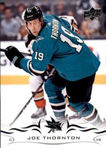 #401 Joe Thornton - San Jose Sharks - 2018-19 Upper Deck Hockey