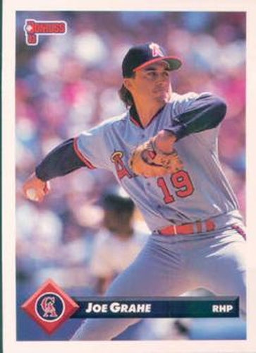 #401 Joe Grahe - California Angels - 1993 Donruss Baseball