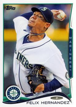 #401a Felix Hernandez - Seattle Mariners - 2014 Topps Baseball