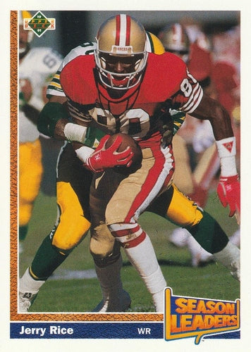 #402 Jerry Rice - San Francisco 49ers - 1991 Upper Deck Football
