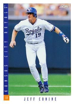 #402 Jeff Conine - Kansas City Royals - 1993 Score Baseball