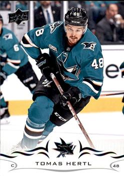 #402 Tomas Hertl - San Jose Sharks - 2018-19 Upper Deck Hockey
