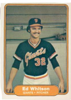 #402 Ed Whitson - San Francisco Giants - 1982 Fleer Baseball