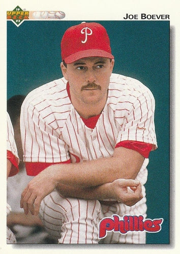 #402 Joe Boever - Philadelphia Phillies - 1992 Upper Deck Baseball