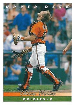 #402 Chris Hoiles - Baltimore Orioles - 1993 Upper Deck Baseball