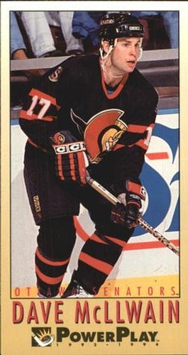 #402 Dave McLlwain - Ottawa Senators - 1993-94 Fleer PowerPlay Hockey