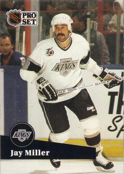 #402 Jay Miller - 1991-92 Pro Set Hockey