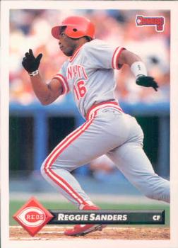 #402 Reggie Sanders - Cincinnati Reds - 1993 Donruss Baseball