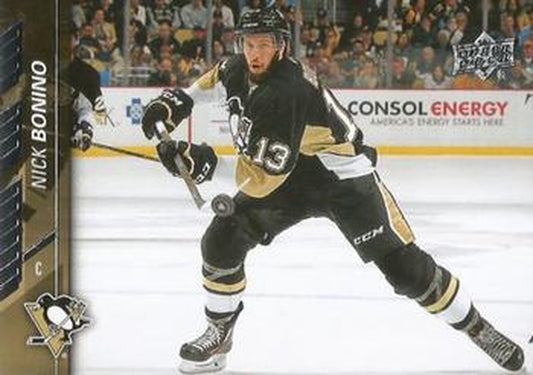 #402 Nick Bonino - Pittsburgh Penguins - 2015-16 Upper Deck Hockey