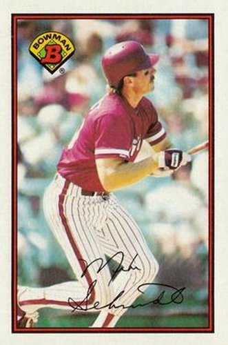 #402 Mike Schmidt - Philadelphia Phillies - 1989 Bowman Baseball