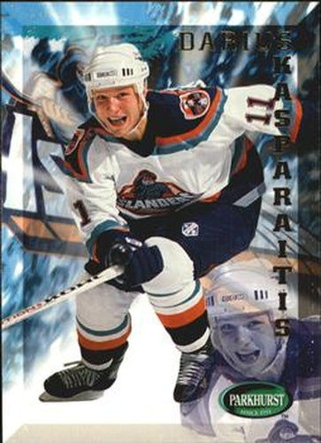 #402 Darius Kasparaitis - New York Islanders - 1995-96 Parkhurst International Hockey