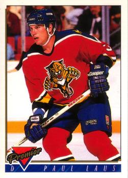 #402 Paul Laus - Florida Panthers - 1993-94 O-Pee-Chee Premier Hockey