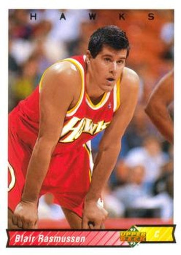 #402 Blair Rasmussen - Atlanta Hawks - 1992-93 Upper Deck Basketball